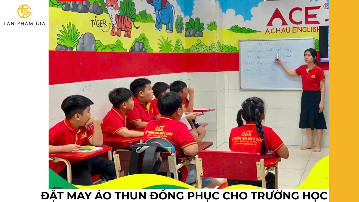Đặt may áo thun đồng phục cho trường học