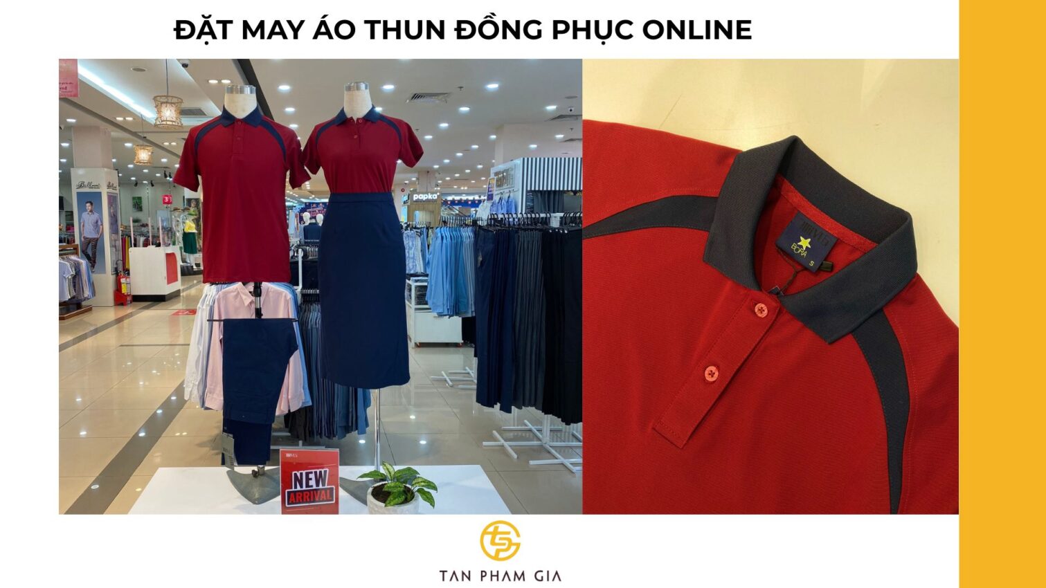 Đặt may áo thun đồng phục online