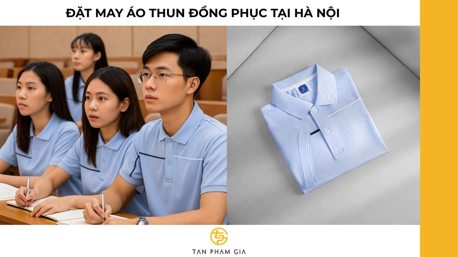 Đặt may áo thun đồng phục tại Hà Nội