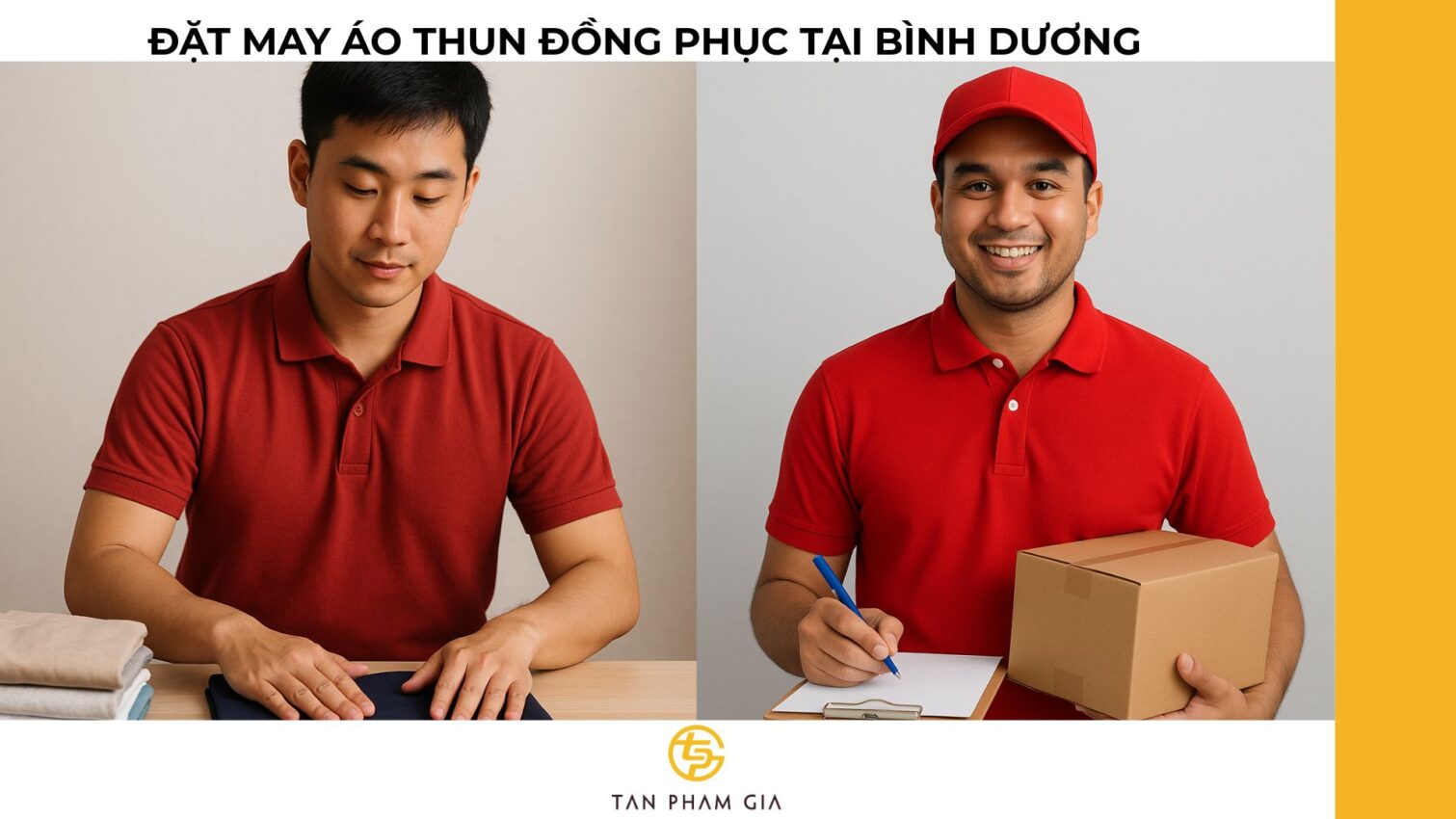 Đặt may áo thun đồng phục tại Bình Dương