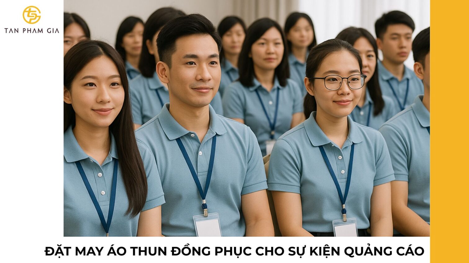 Đặt may áo thun đồng phục cho sự kiện quảng cáo