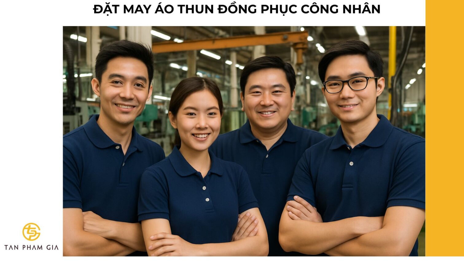 Đặt may áo thun đồng phục công nhân
