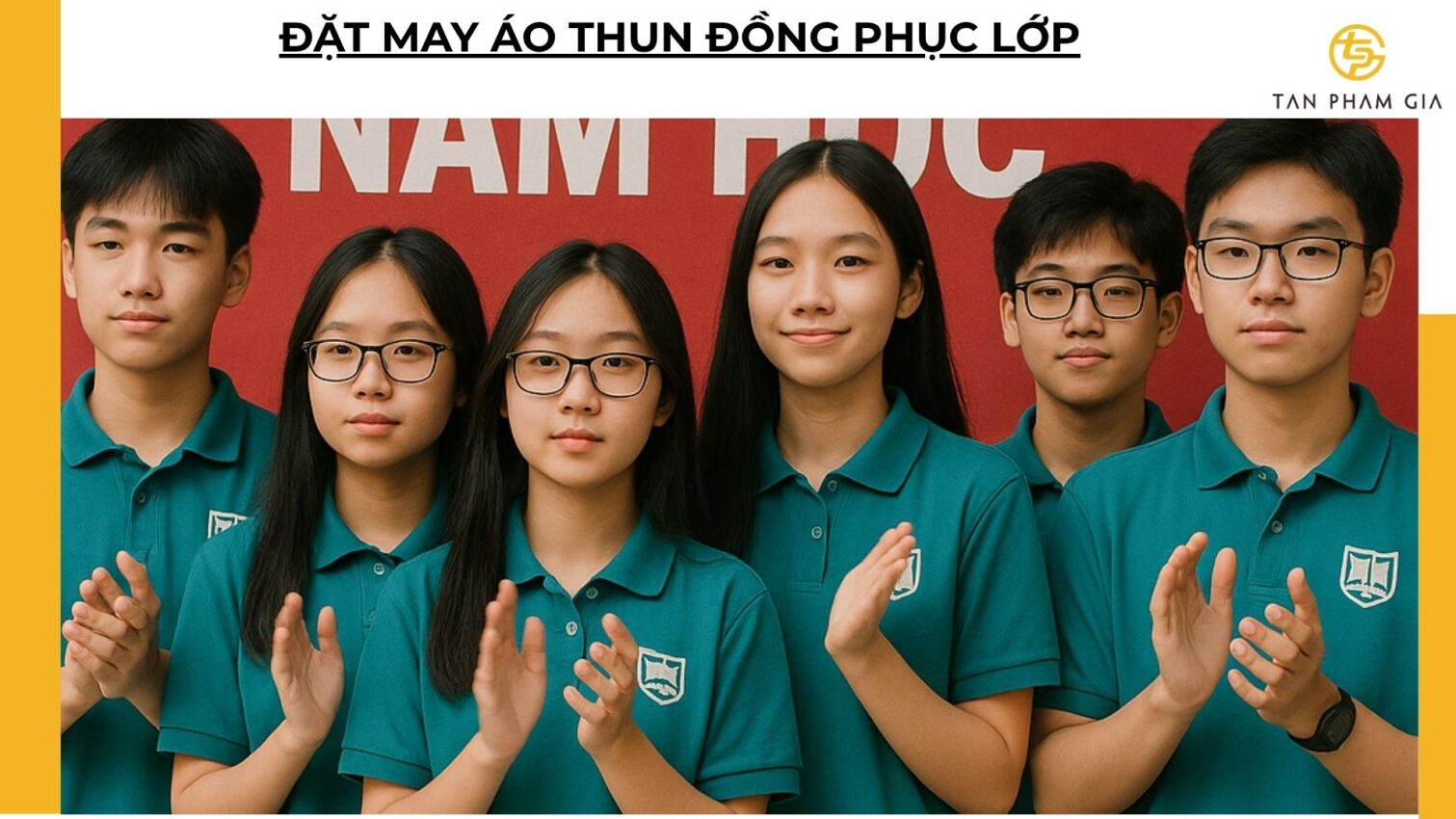 Đặt may áo thun đồng phục lớp