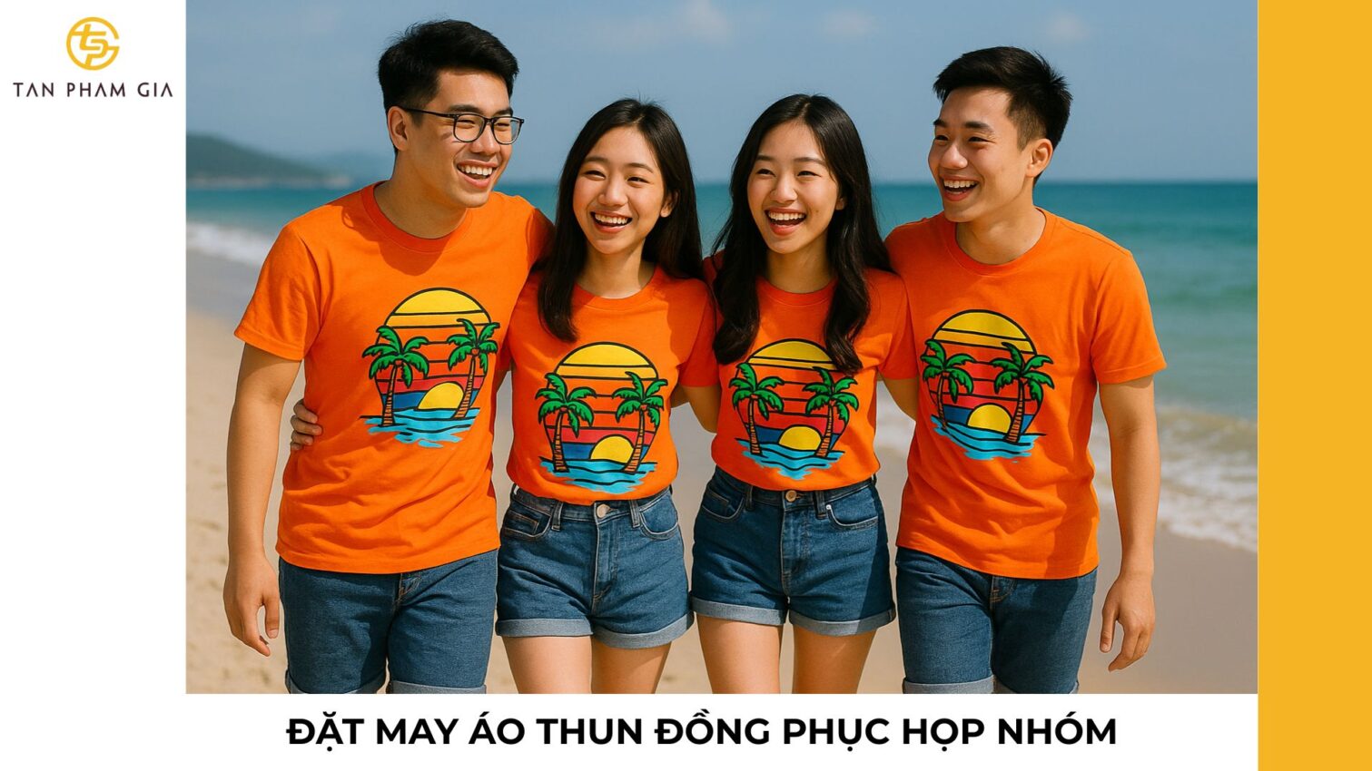 Đặt may áo thun đồng phục họp nhóm