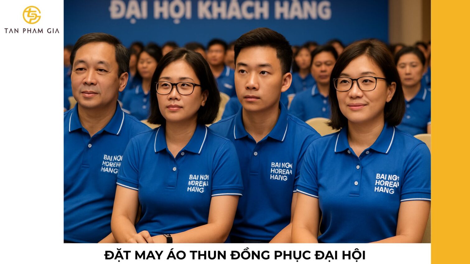 Đặt may áo thun đồng phục đại hội