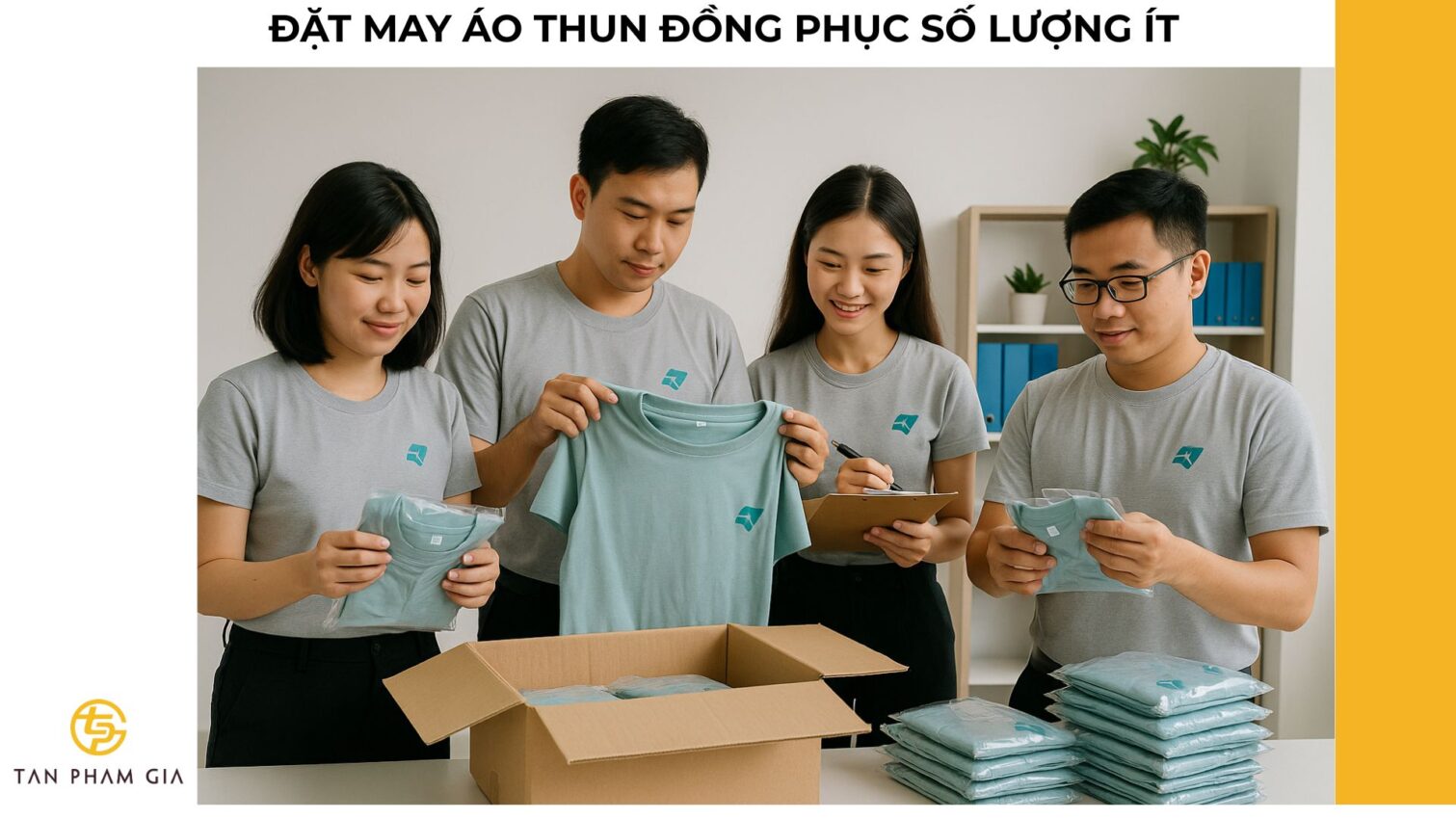 Đặt may áo thun đồng phục số lượng ít