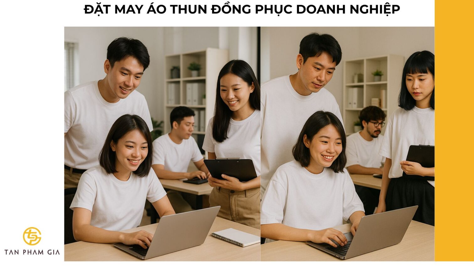 Đặt may áo thun đồng phục doanh nghiệp