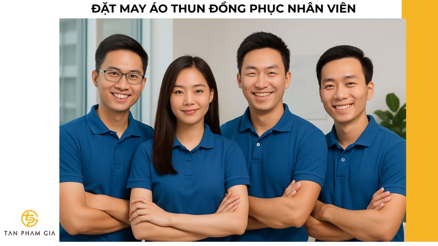 Đặt may áo thun đồng phục nhân viên