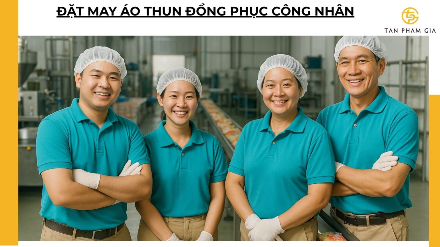 Đặt may áo thun đồng phục công nhân