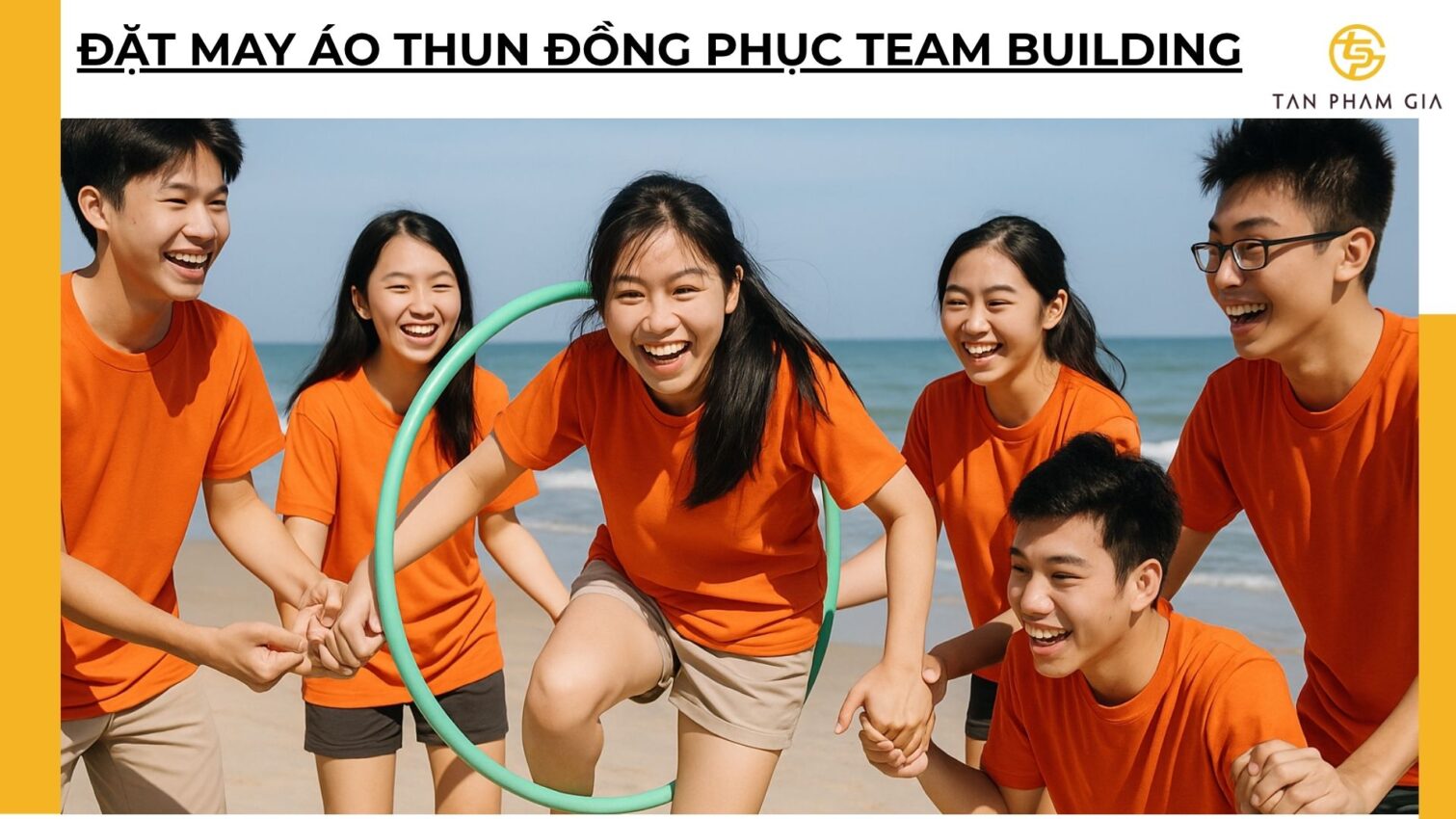 Đặt may áo thun đồng phục team building