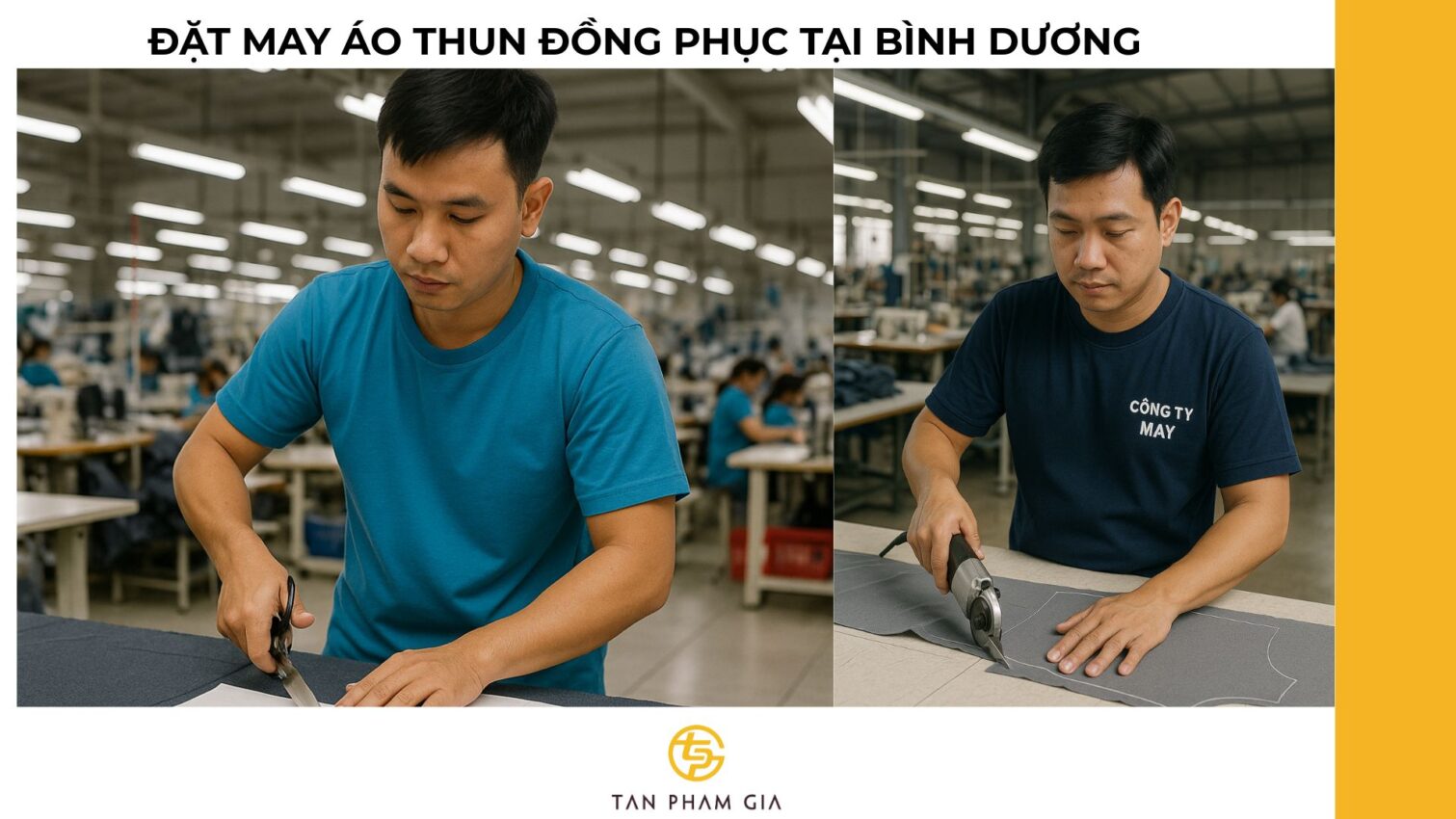 Đặt may áo thun đồng phục tại Bình Dương