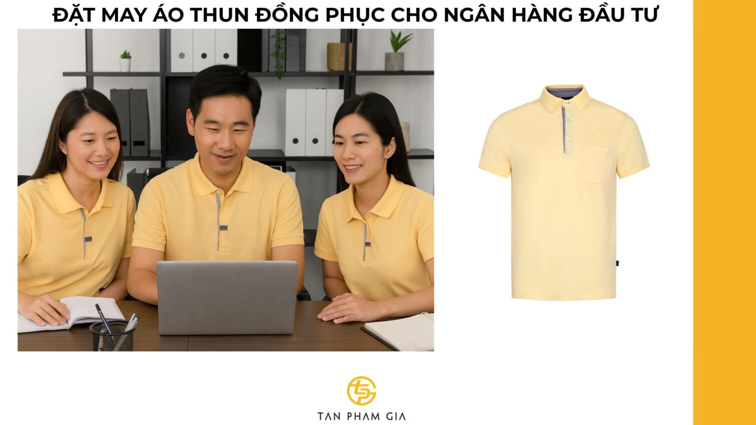 Đặt may áo thun đồng phục cho ngân hàng đầu tư