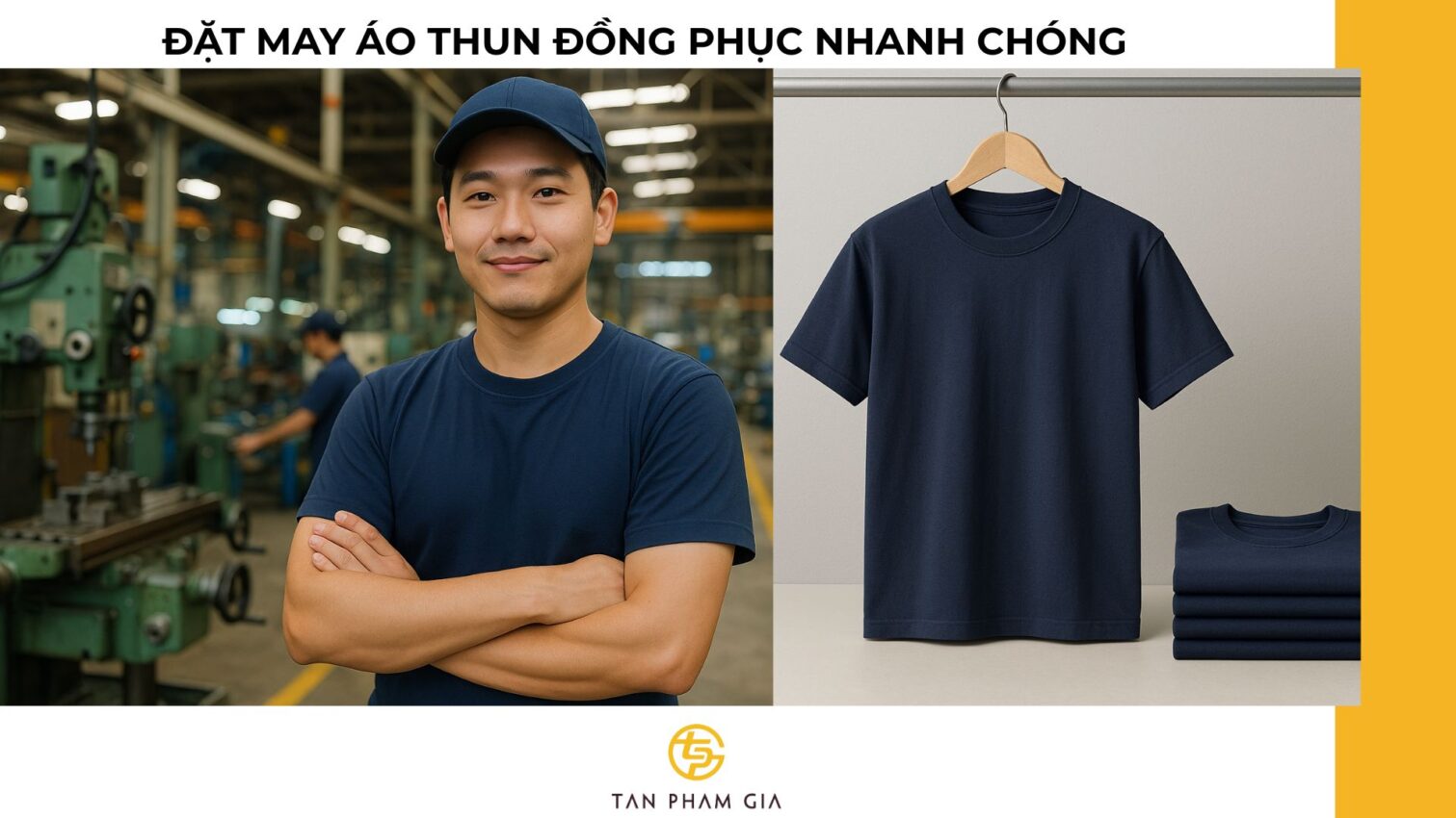 Đặt may áo thun đồng phục nhanh chóng