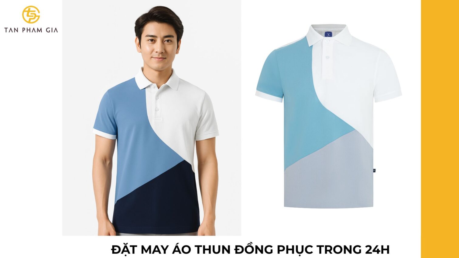 Đặt may áo thun đồng phục trong 24h