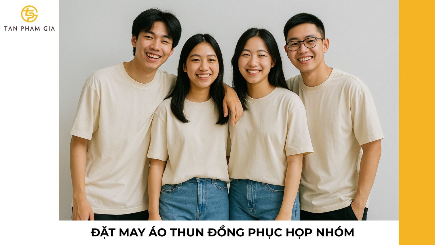 Đặt may áo thun đồng phục họp nhóm