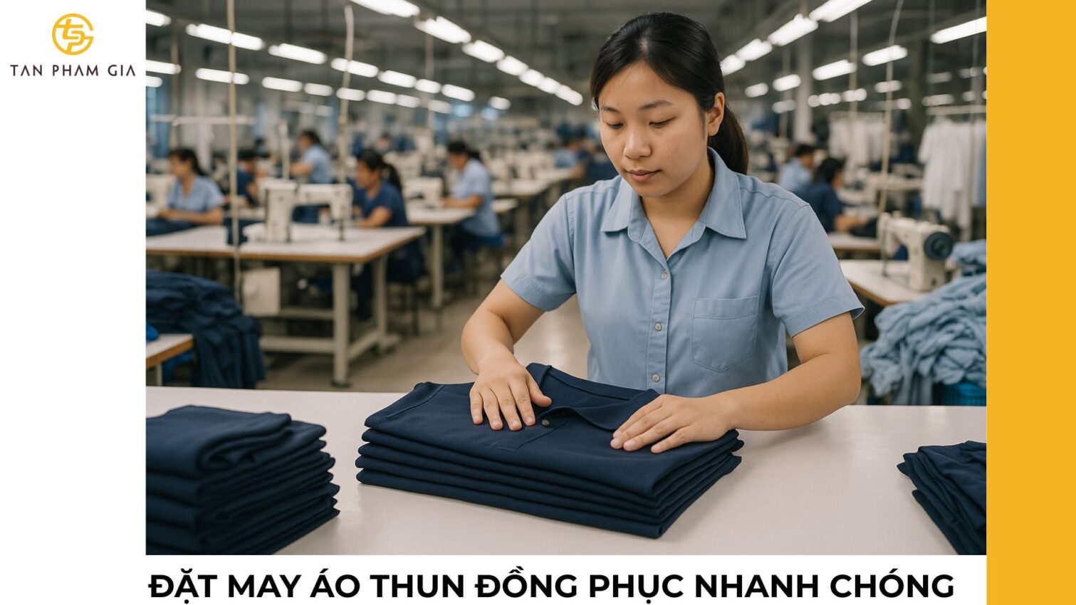 Đặt may áo thun đồng phục nhanh chóng