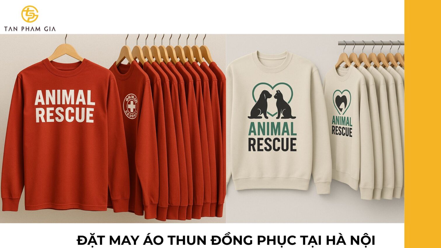 Đặt may áo thun đồng phục tại Hà Nội