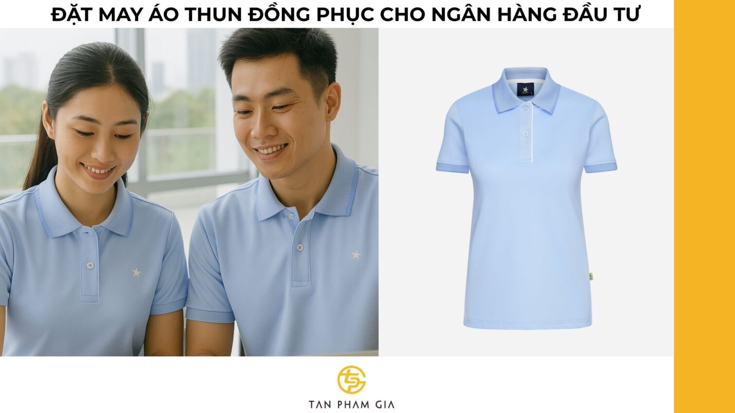 Đặt may áo thun đồng phục cho ngân hàng đầu tư