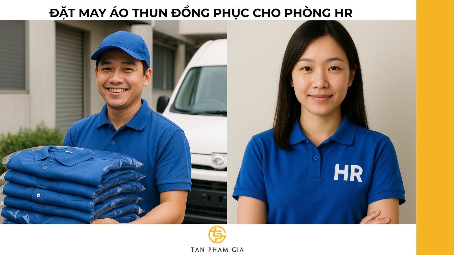 Đặt may áo thun đồng phục cho phòng HR