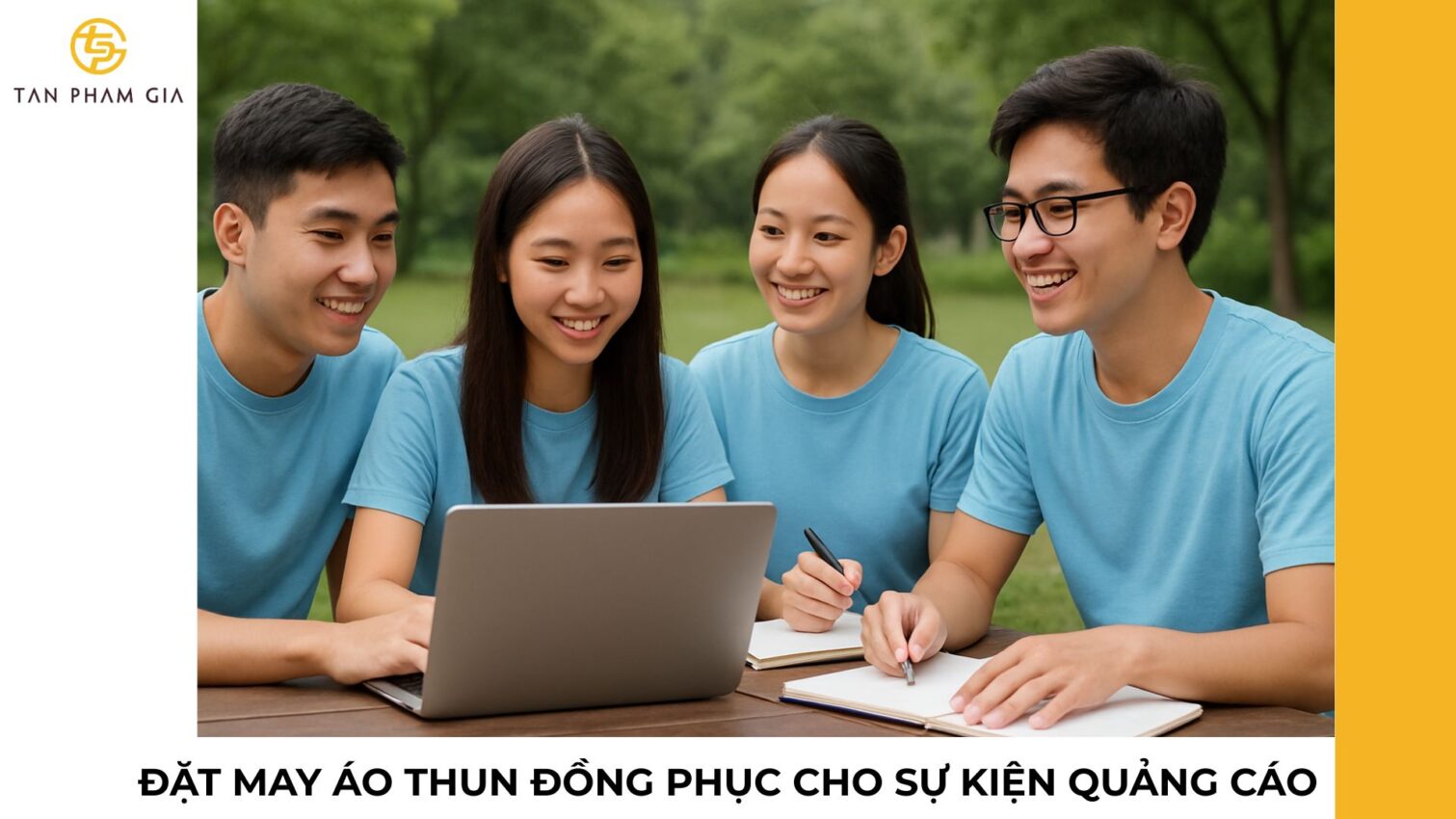 Đặt may áo thun đồng phục cho sự kiện quảng cáo