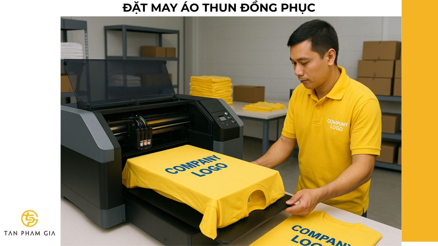 Đặt may áo thun đồng phục