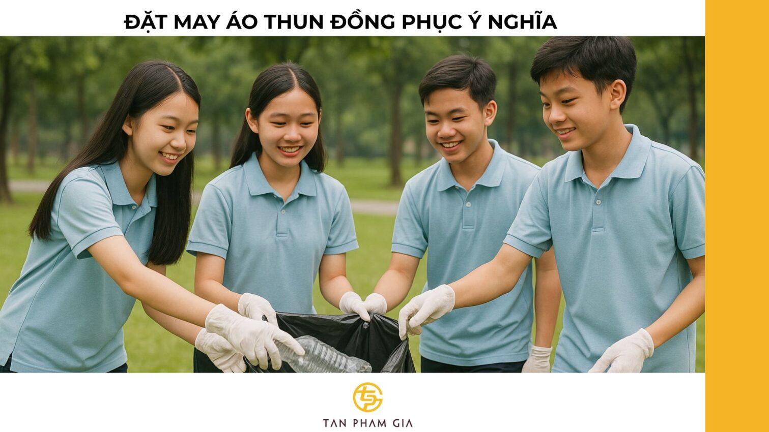 Đặt may áo thun đồng phục ý nghĩa