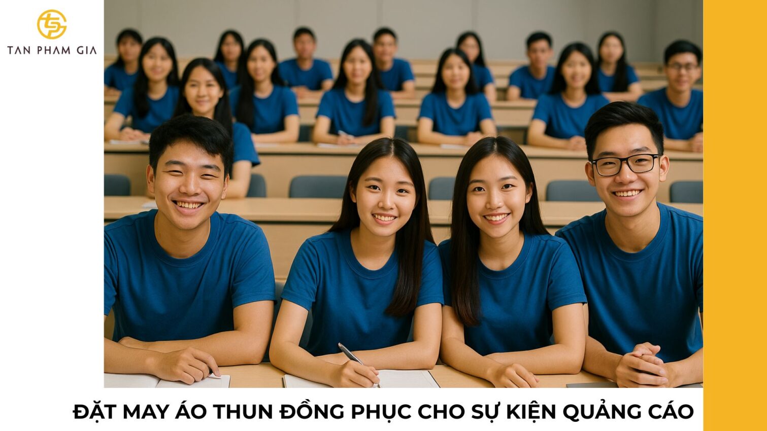 Đặt may áo thun đồng phục cho sự kiện quảng cáo