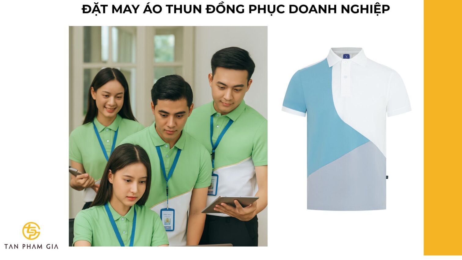 Đặt may áo thun đồng phục doanh nghiệp