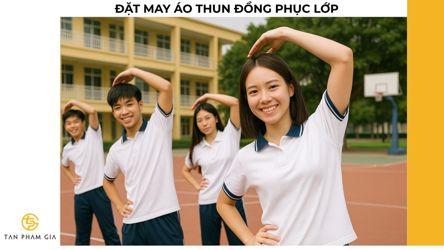 Đặt may áo thun đồng phục lớp