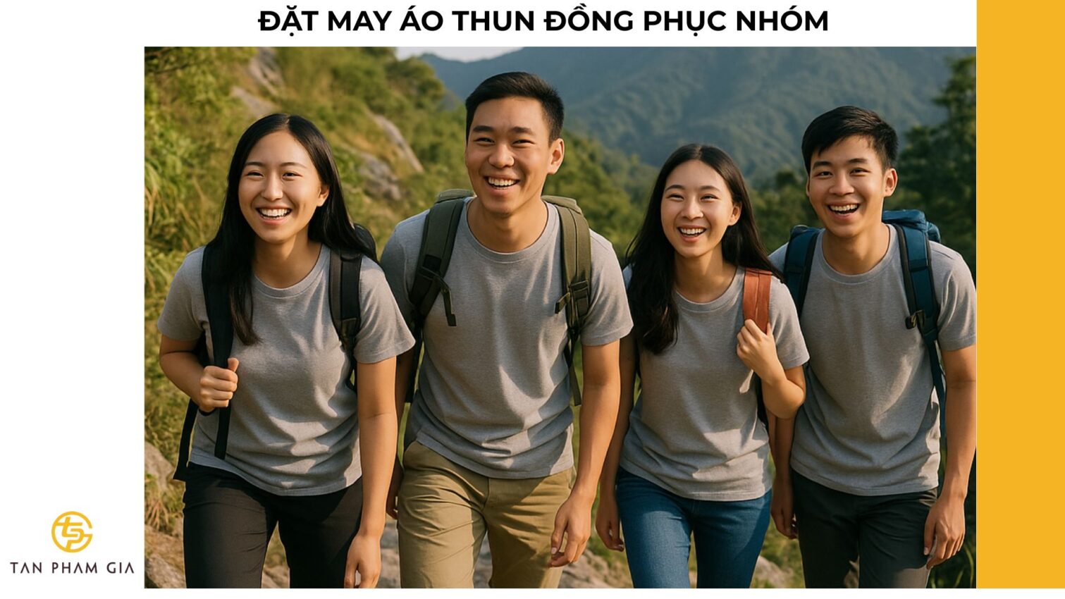 Đặt may áo thun đồng phục nhóm