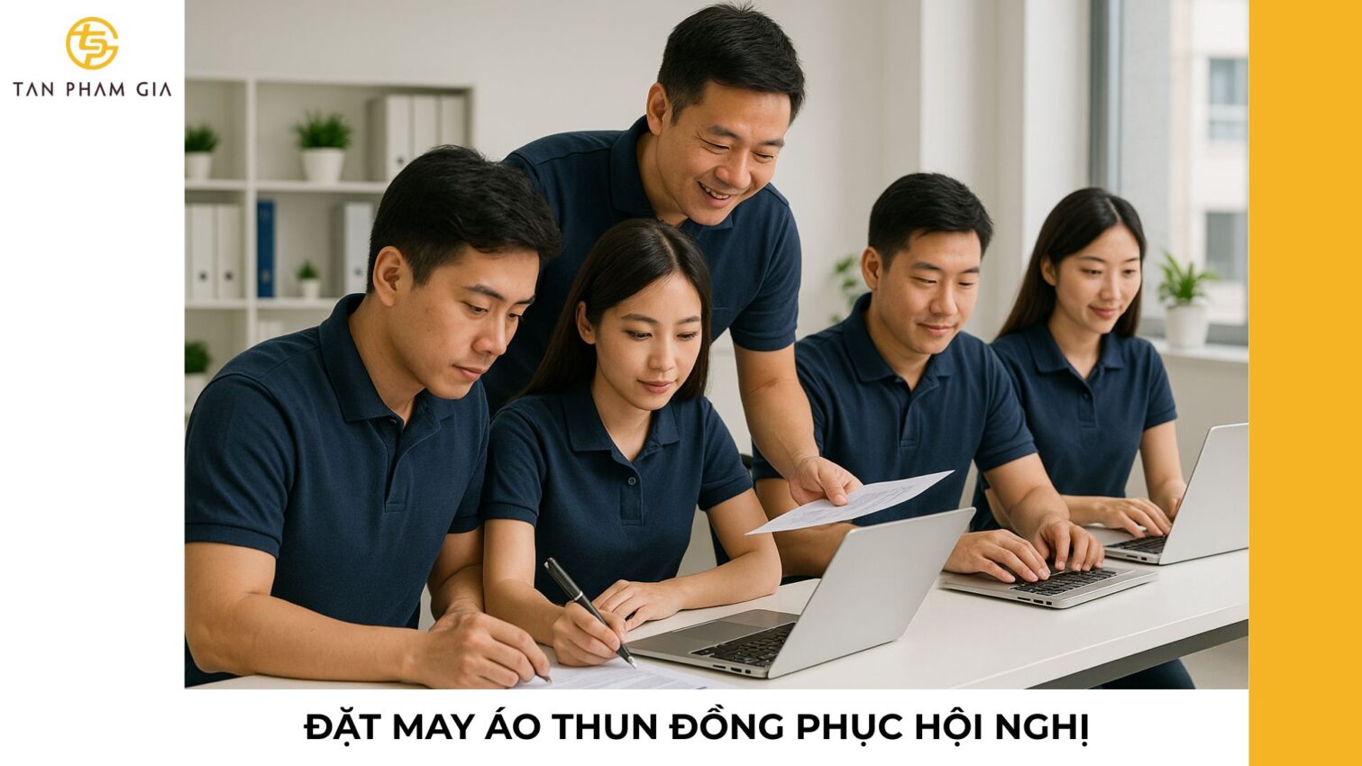 Đặt may áo thun đồng phục hội nghị