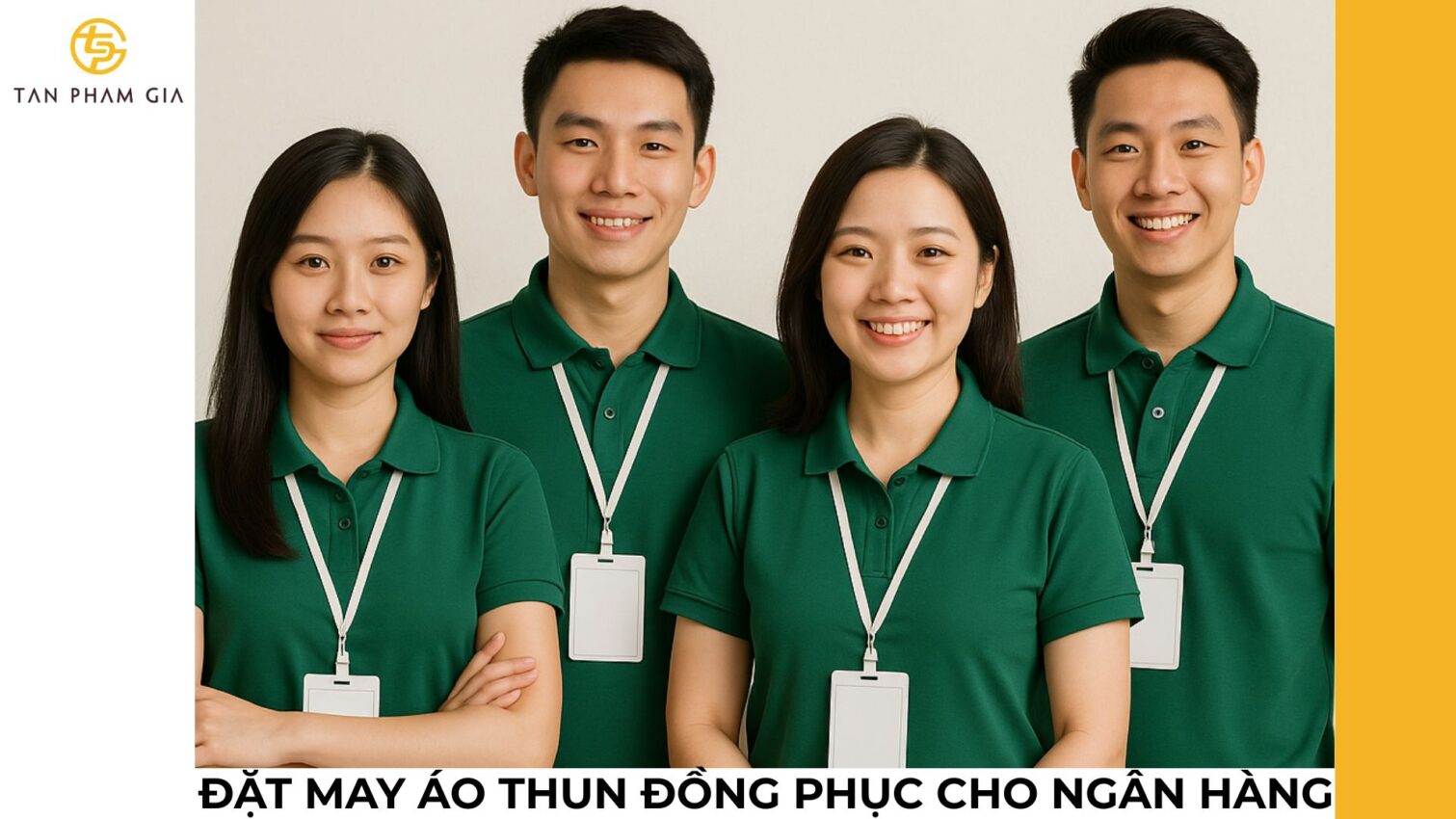 Đặt may áo thun đồng phục cho ngân hàng