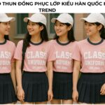 Mẫu áo thun đồng phục lớp kiểu Hàn Quốc hot trend