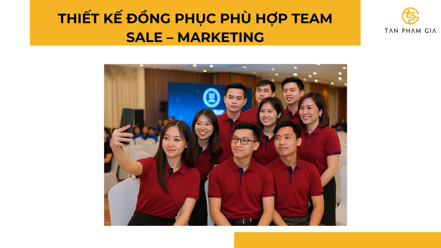 Mẫu áo thun đồng phục công ty phong cách startup