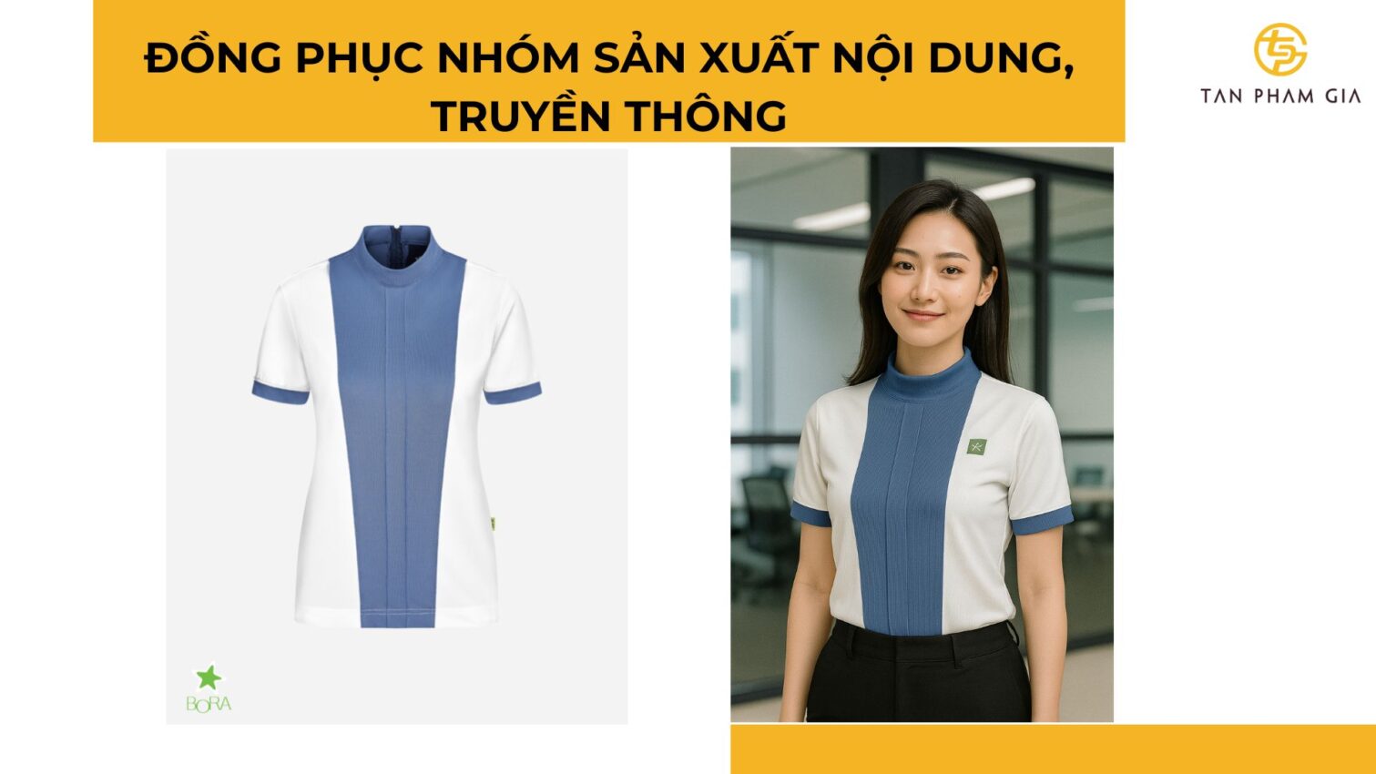 Mẫu áo thun đồng phục công ty phong cách startup