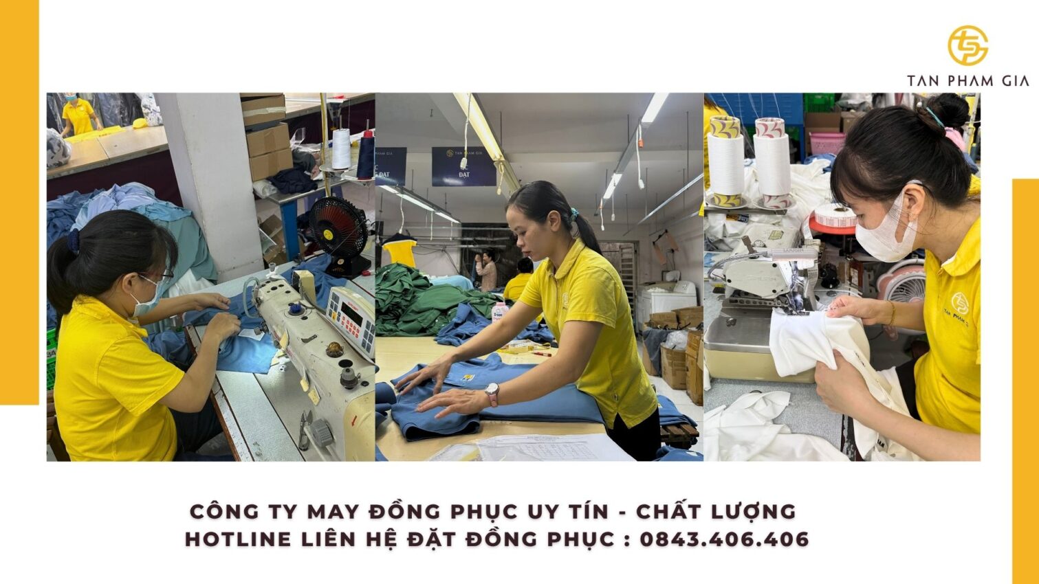 Tân Phạm Gia - công ty may đồng phục Uy tín - Chất Lượng