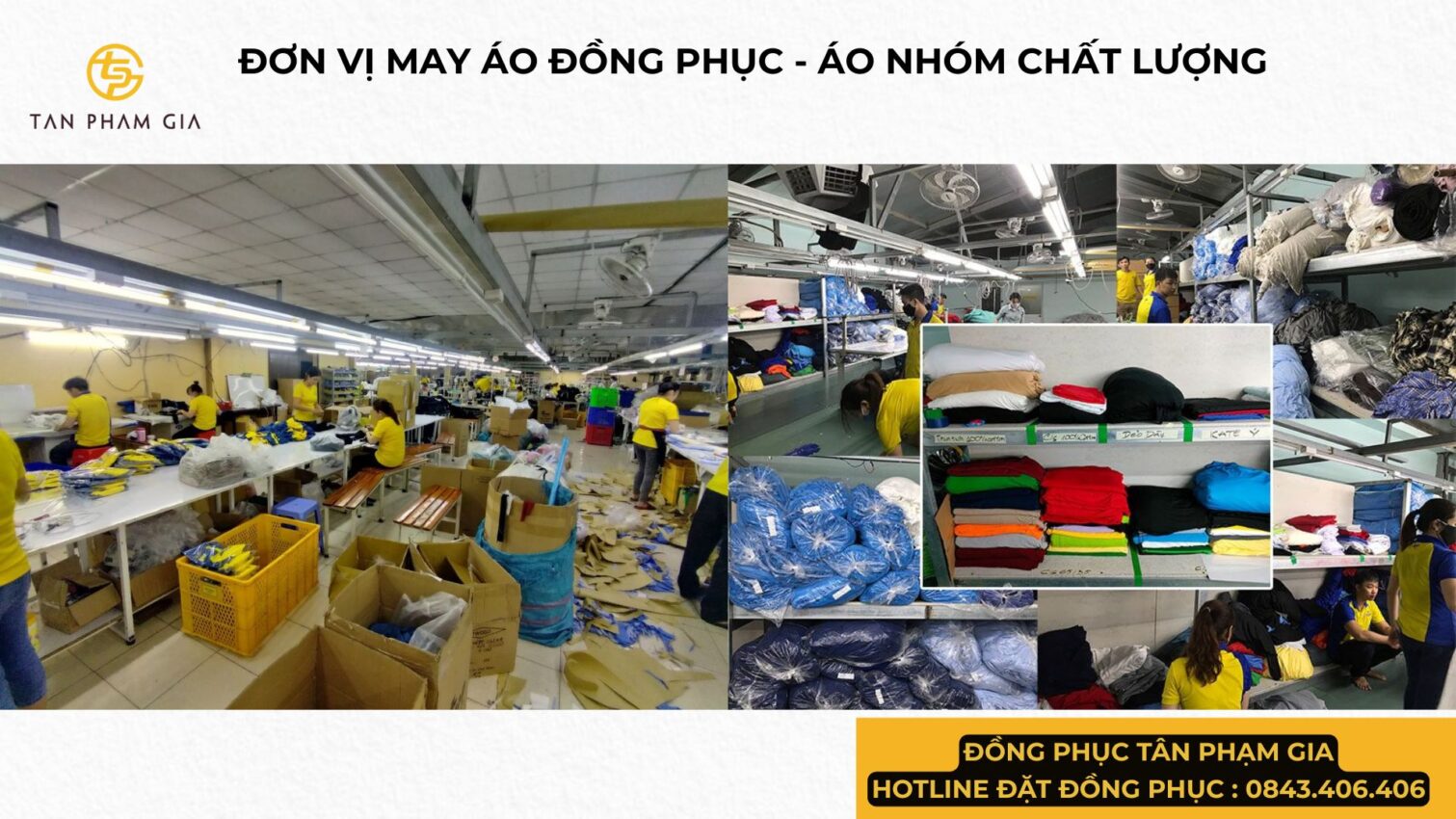 Tân Phạm Gia - đơn vị may áo đồng phục áo nhóm chất lượng