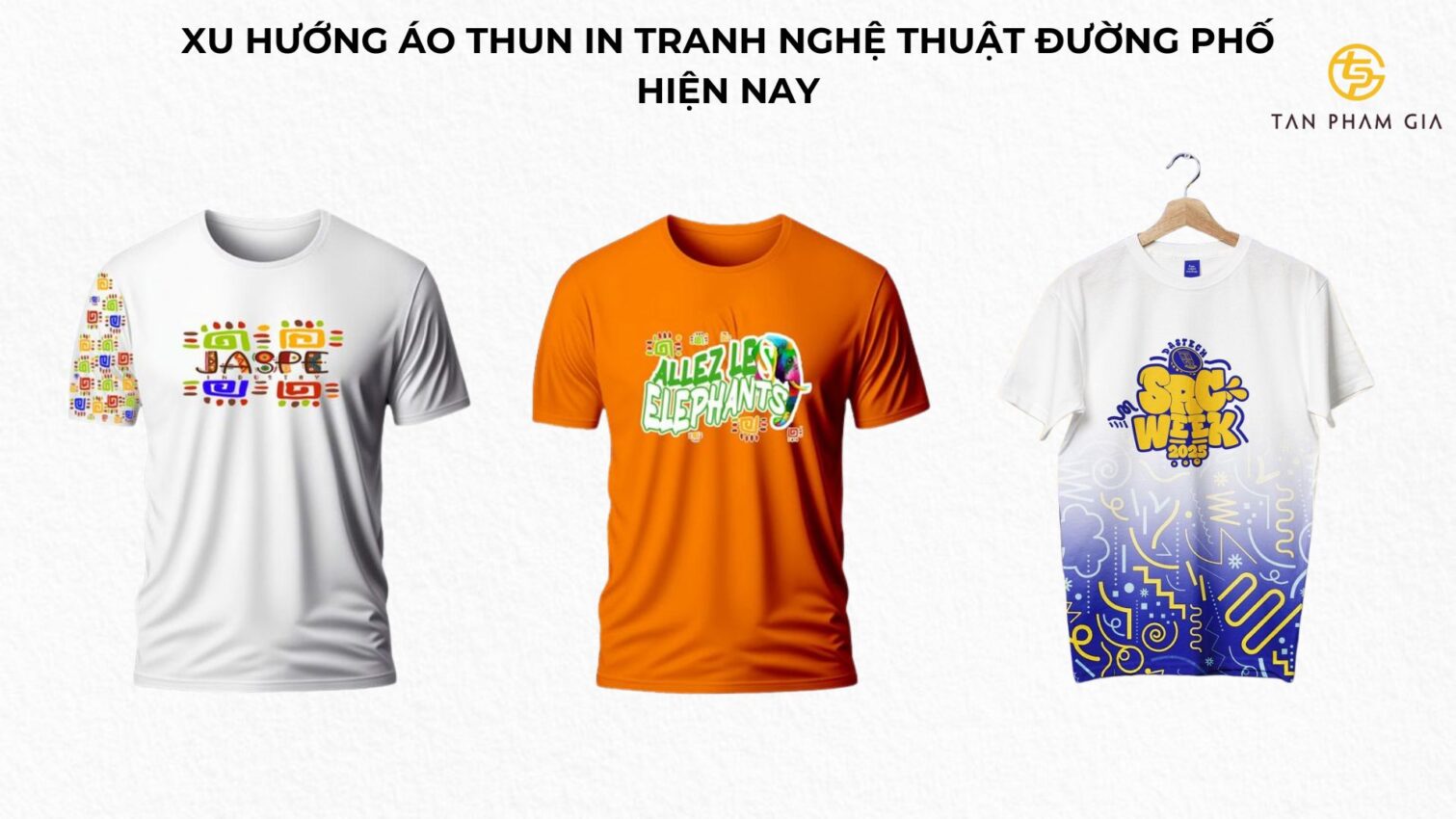 Xu hướng mẫu áo thun in tranh nghệ thuật đường phố hiện nay