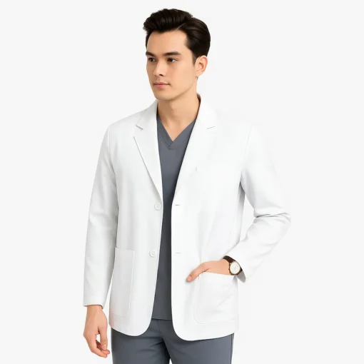 Đồng Phục Áo Blouse Nam Ngắn