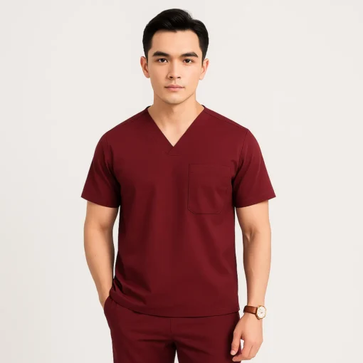Đồng Phục Bộ Y Tế ( Srubs ) Màu Đỏ