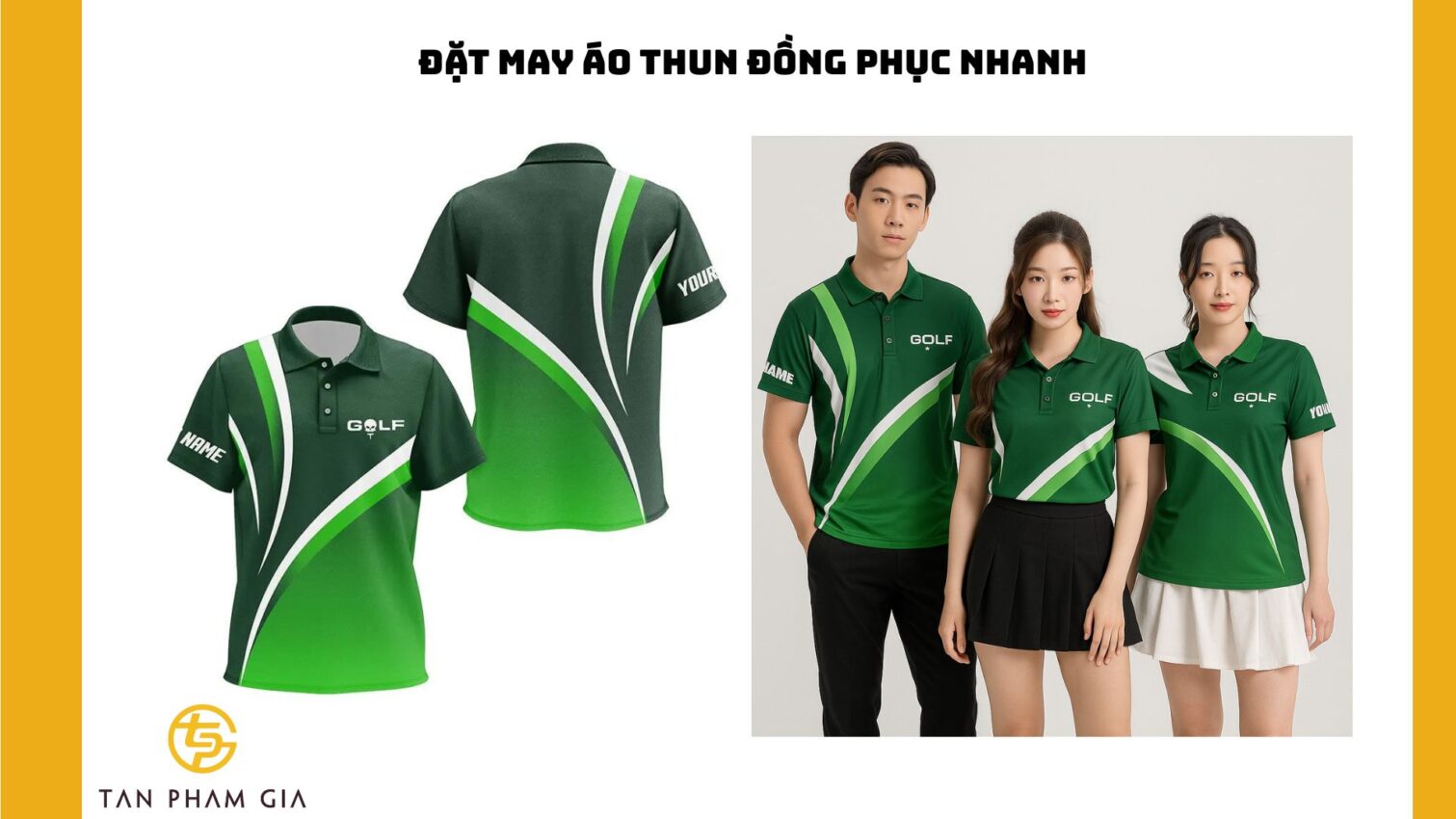 Đặt may áo thun đồng phục nhanh
