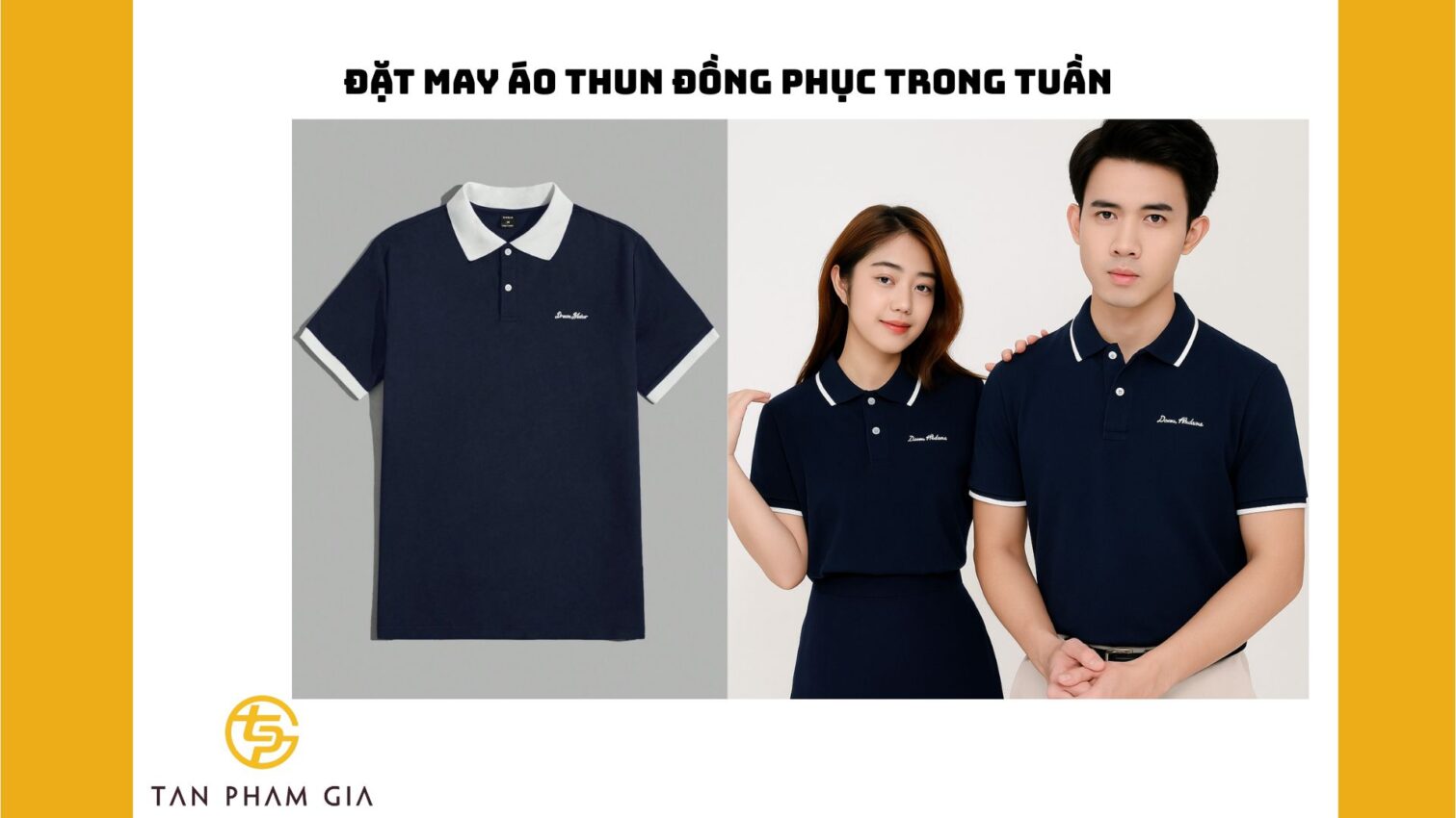 Đặt may áo thun đồng phục trong tuần