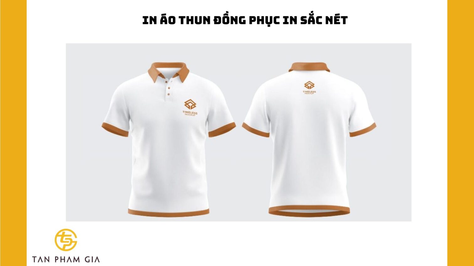 In áo thun đồng phục in sắc nét