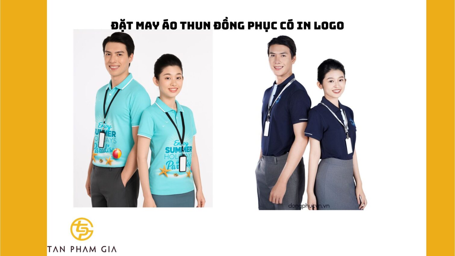 Đặt may áo thun đồng phục có in logo