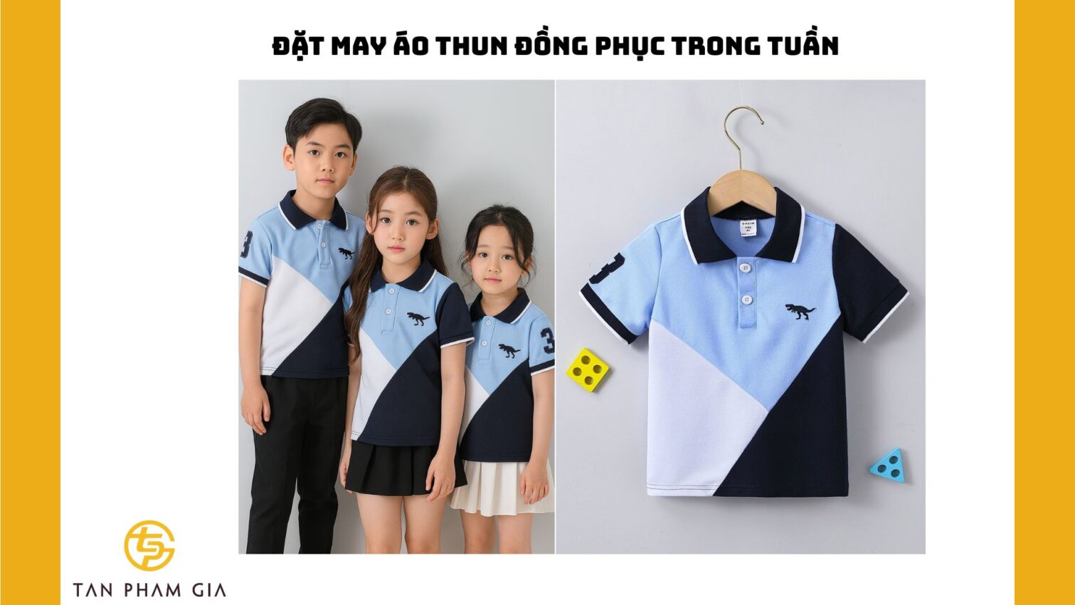 Đặt may áo thun đồng phục trong tuần