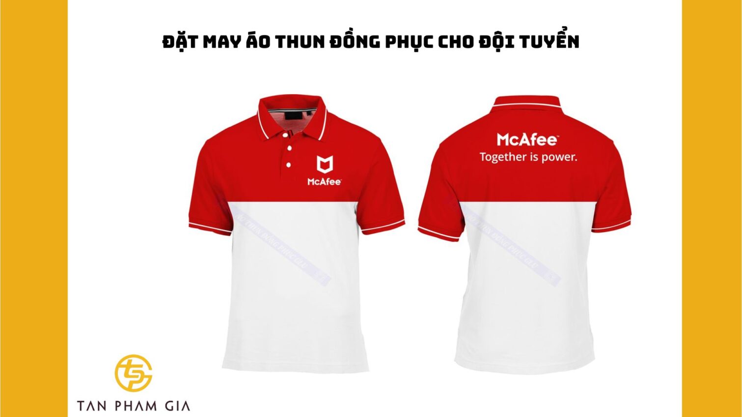 Đặt may áo thun đồng phục cho đội tuyển