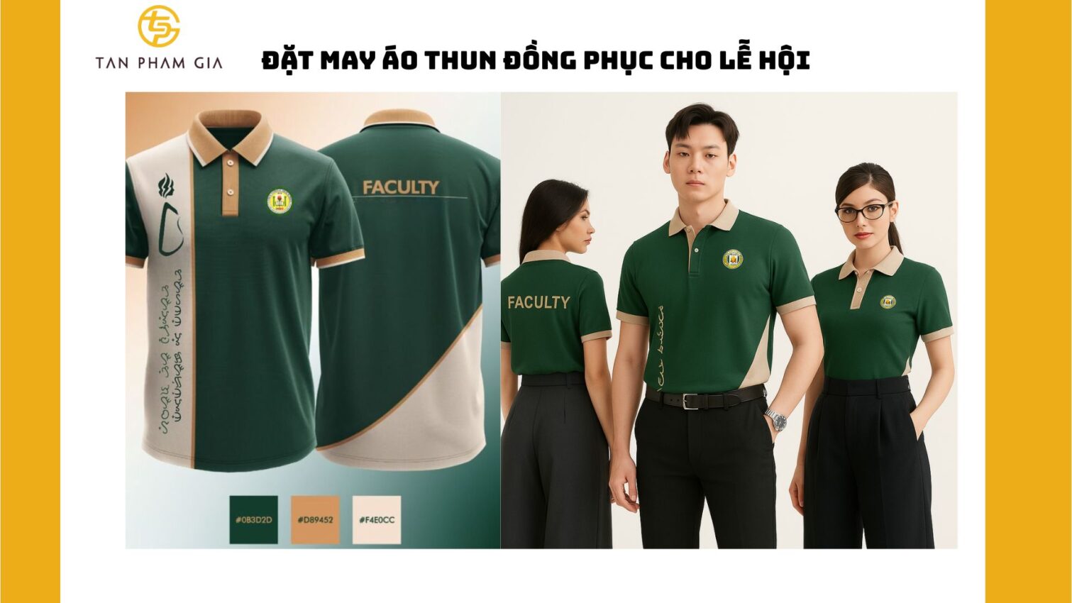 Đặt may áo thun đồng phục cho lễ hội