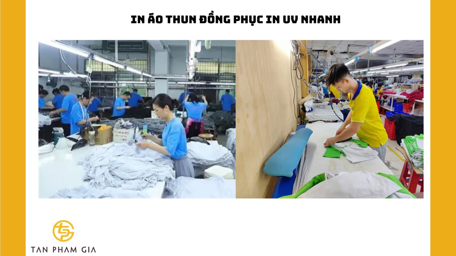 In áo thun đồng phục in UV nhanh