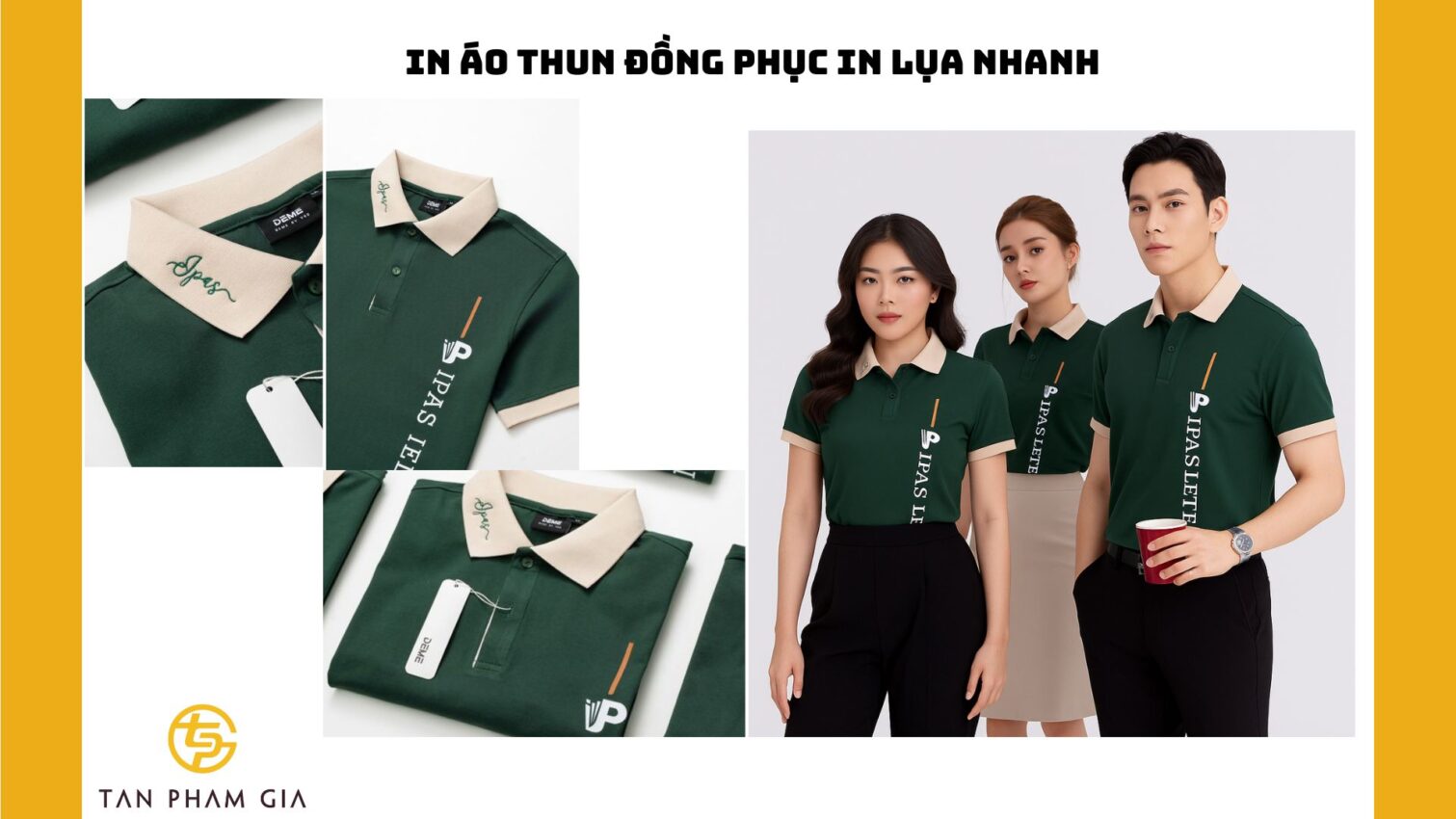 In áo thun đồng phục in lụa nhanh