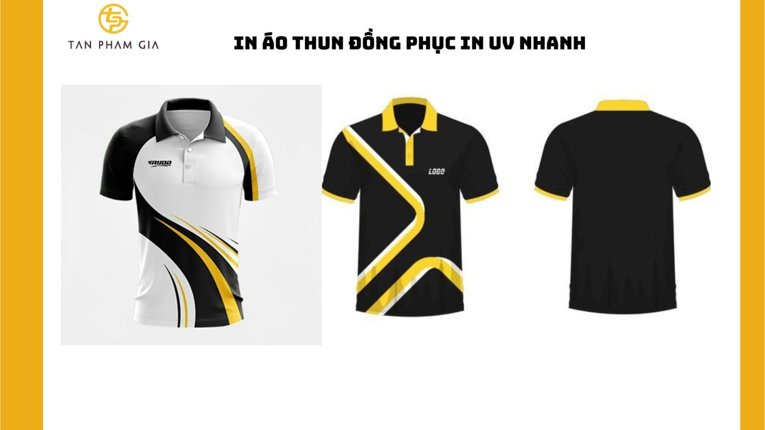 In áo thun đồng phục in UV nhanh